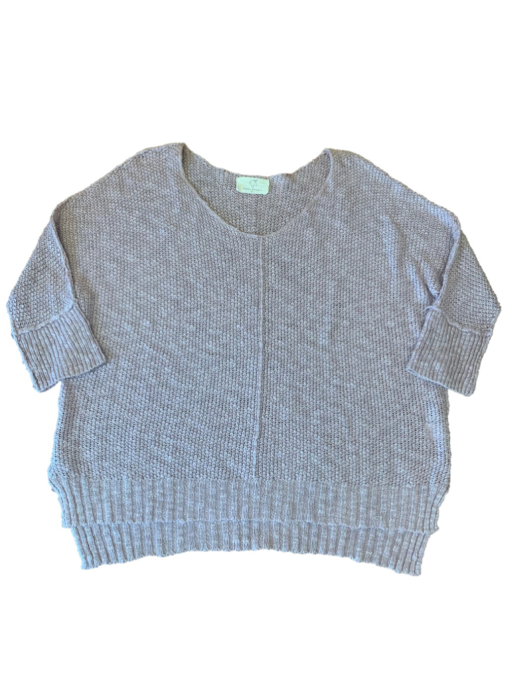 Hyped Unicorn Lavender Knit Scoop Neck Sweater Size M/L